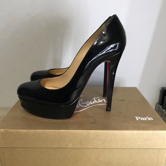 Christian Louboutin Bianca 140mm  black size 36.5 - Picture 3 of 7